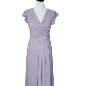 NWT TFNC London Lavender  Fog‎ Juba Maxi Dress Size 10